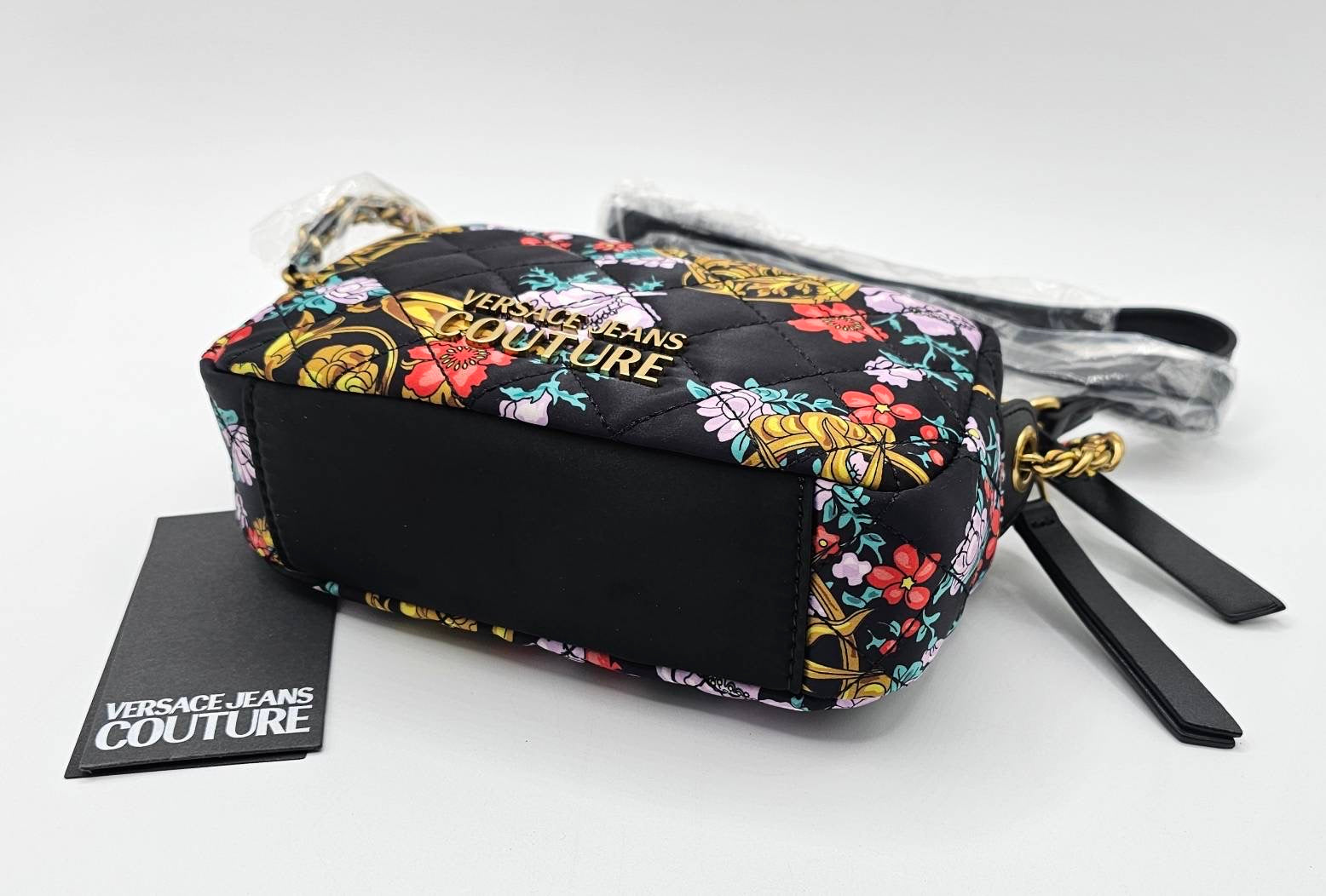 Versace Couture Floral Quilted Cross Body