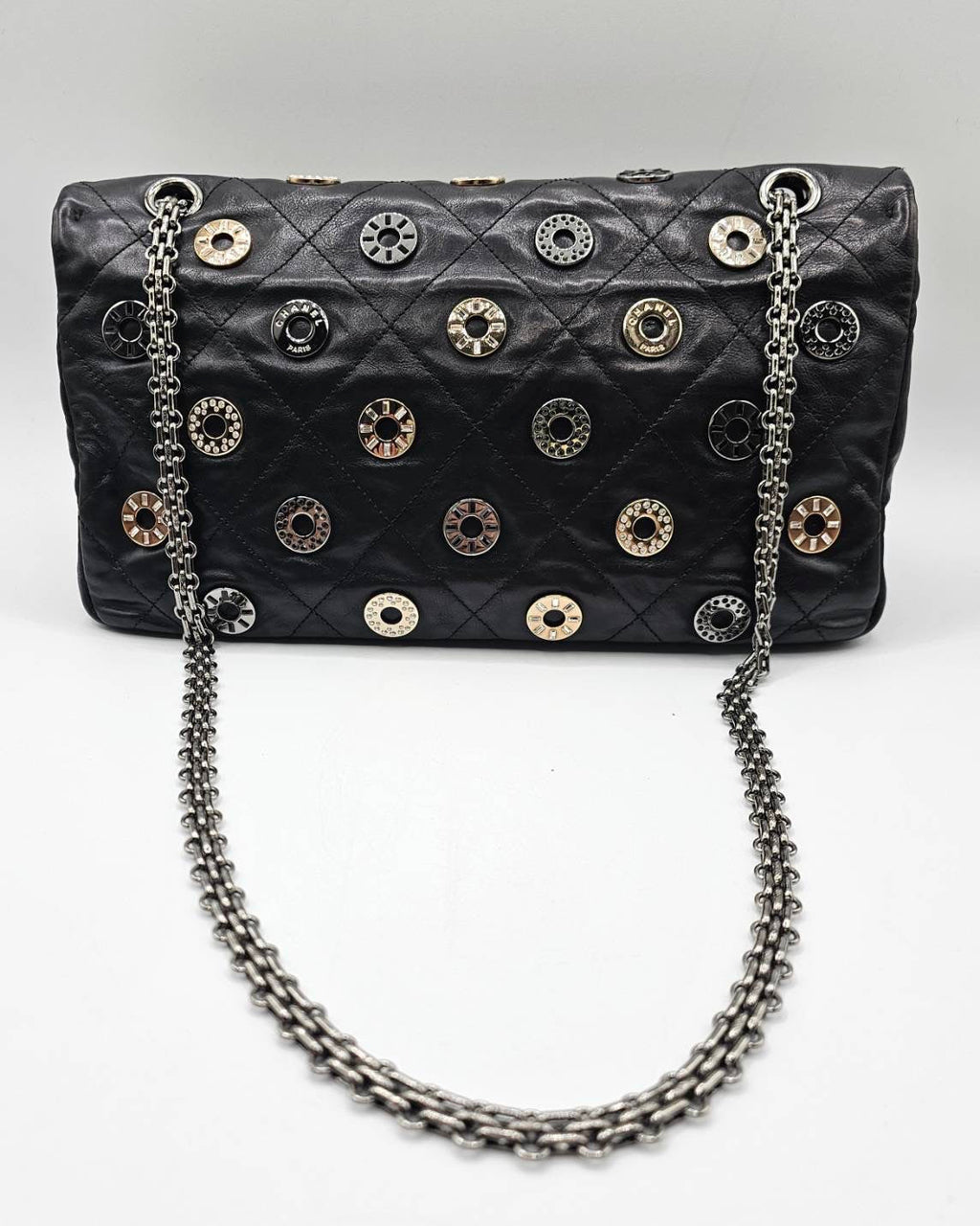 Chanel Star Attitude Flap Bag Leather Large