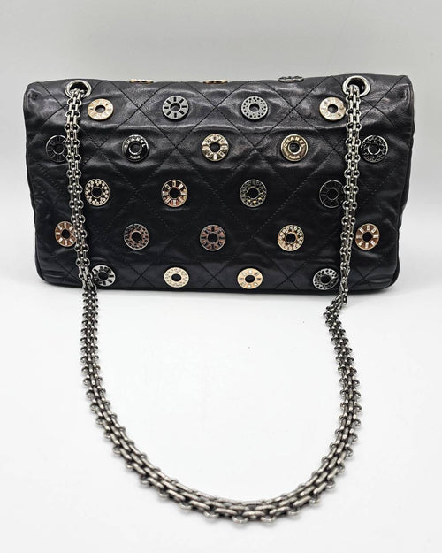 Chanel Star Attitude Flap Bag Leather Large