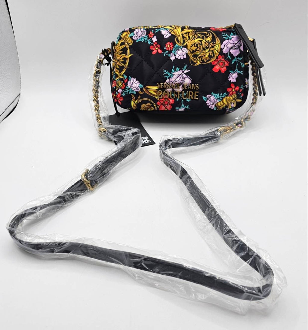 Versace Couture Floral Quilted Cross Body