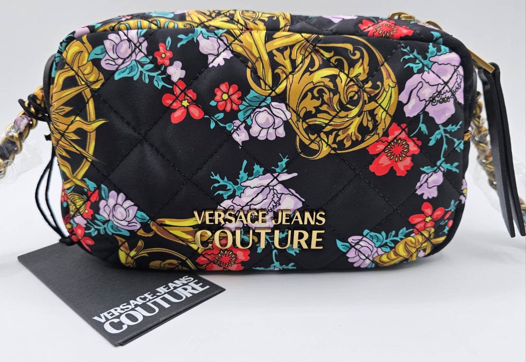 Versace Couture Floral Quilted Cross Body