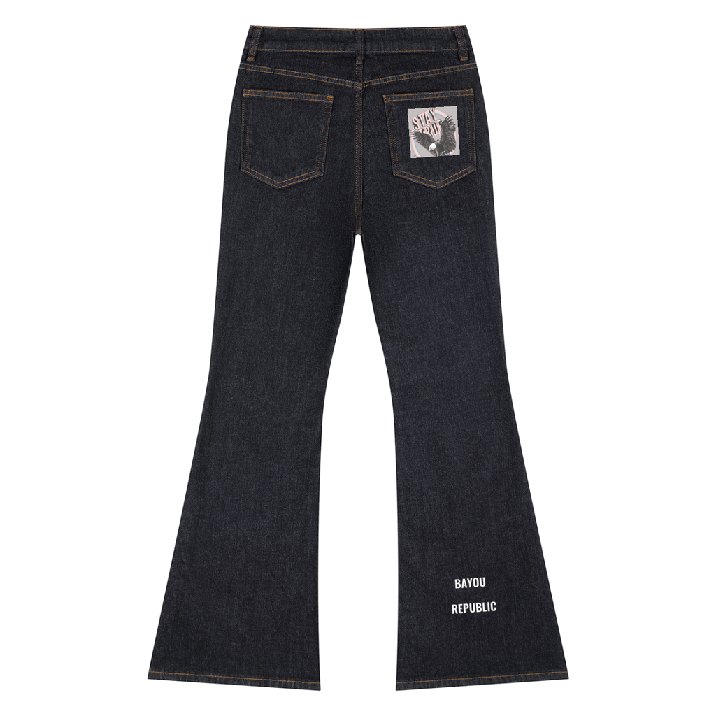 Women's High-Rise Flared Jeans