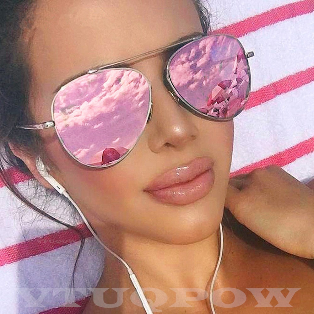Pilot Women's Sunglasses Fashion Aviation Vintage