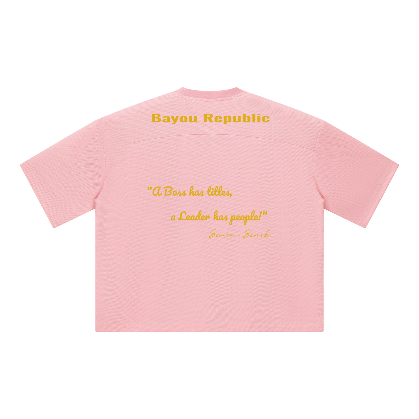 Unisex Boxy Mesh Crewneck T-Shirt