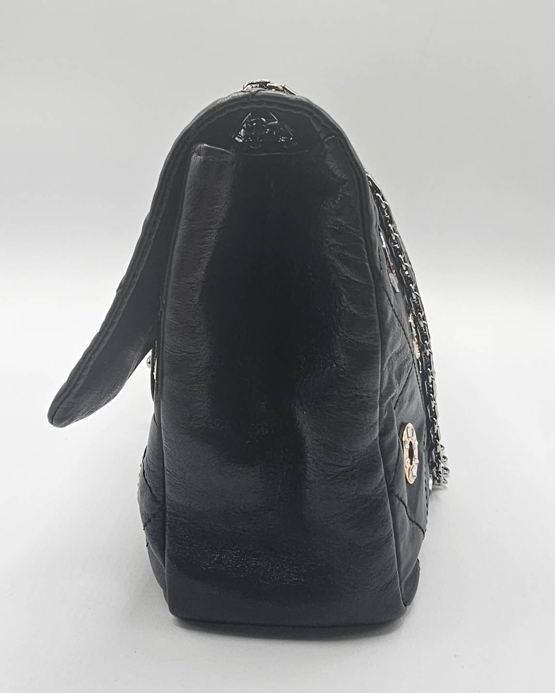 Chanel Star Attitude Flap Bag Leather Large