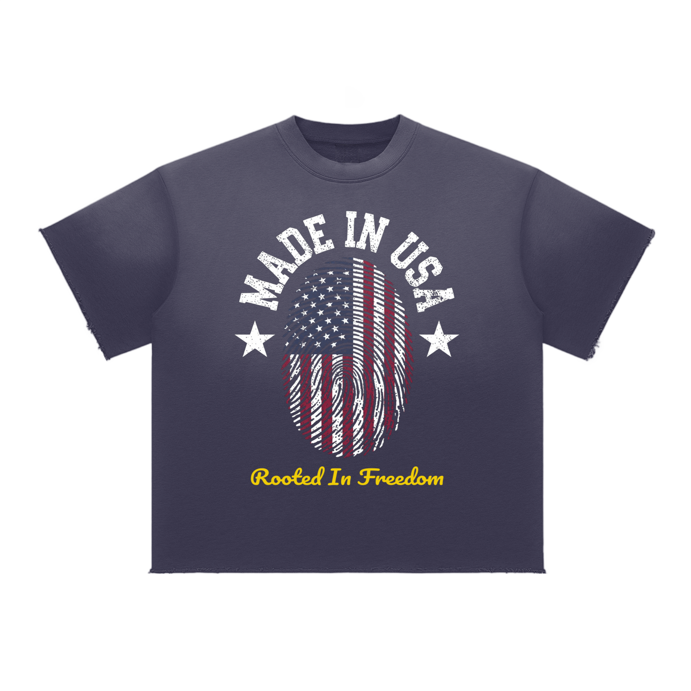 Sun Fade Raw Edge T-Shirt