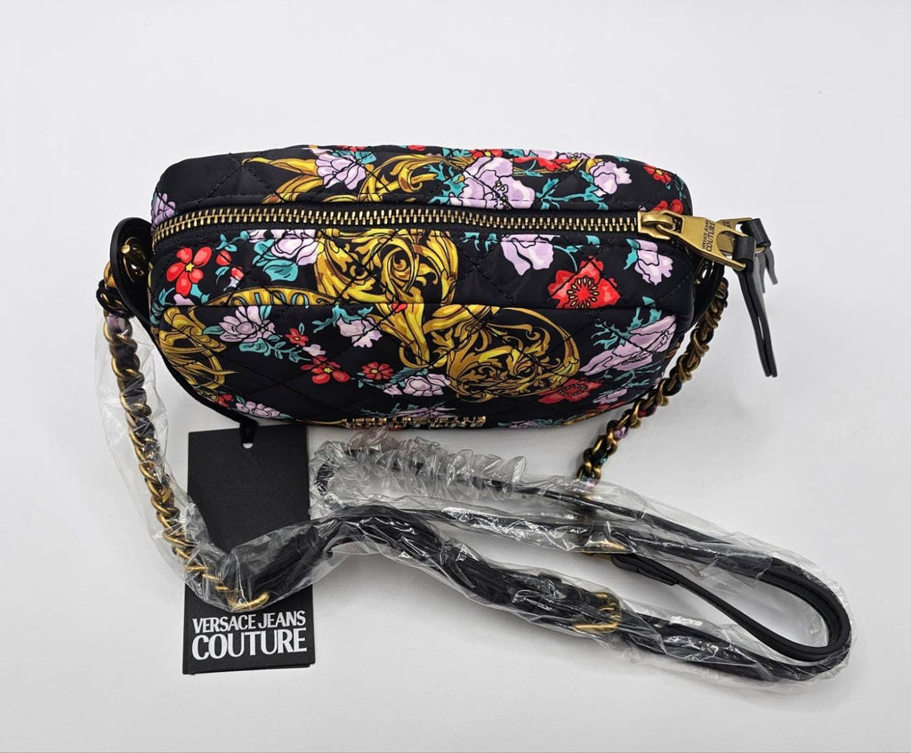 Versace Couture Floral Quilted Cross Body