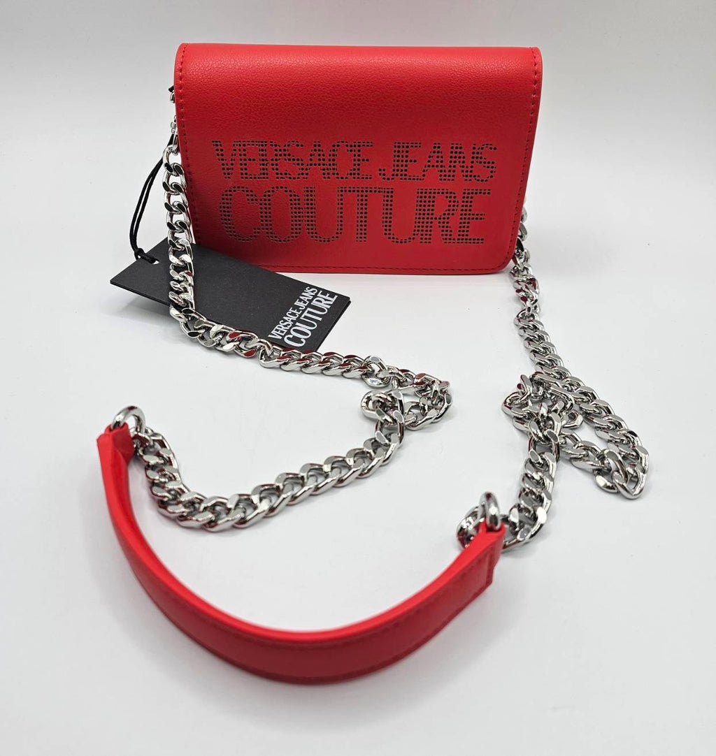 Versace Couture Red Logo Bag