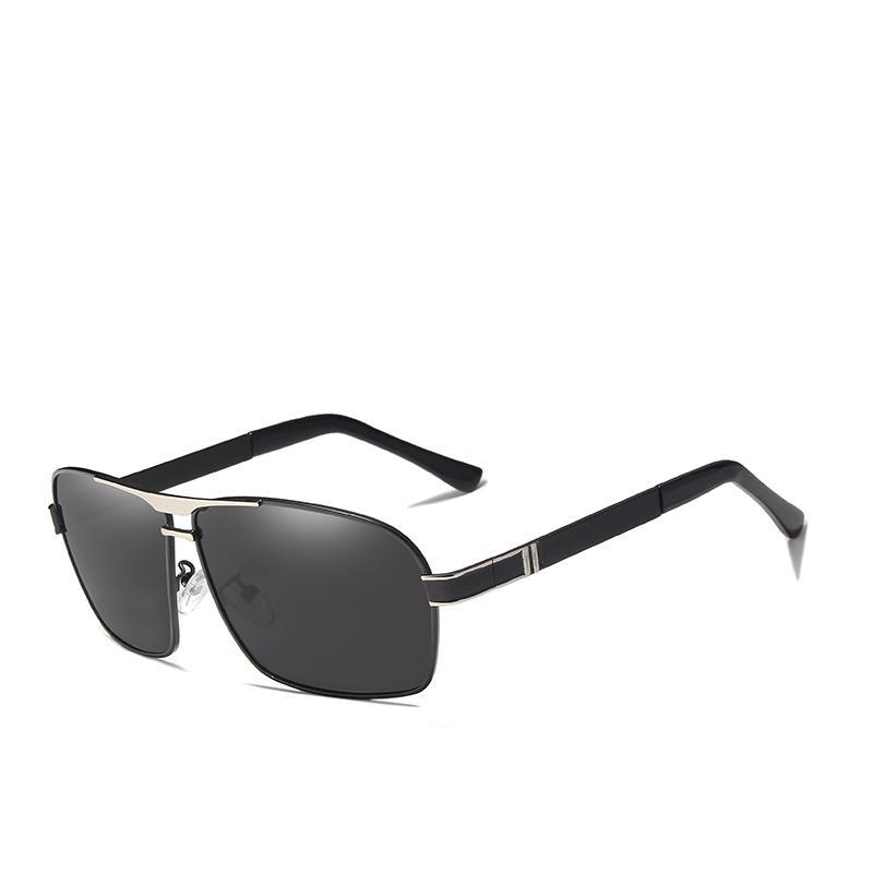 Luxury Men Business Classic Metal Frame/ Polarized Glasses on Sunglasses With UV400 Protection