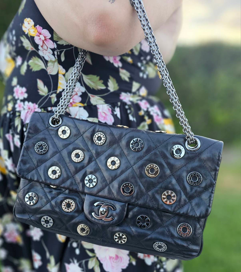 Chanel Star Attitude Flap Bag Leather Large