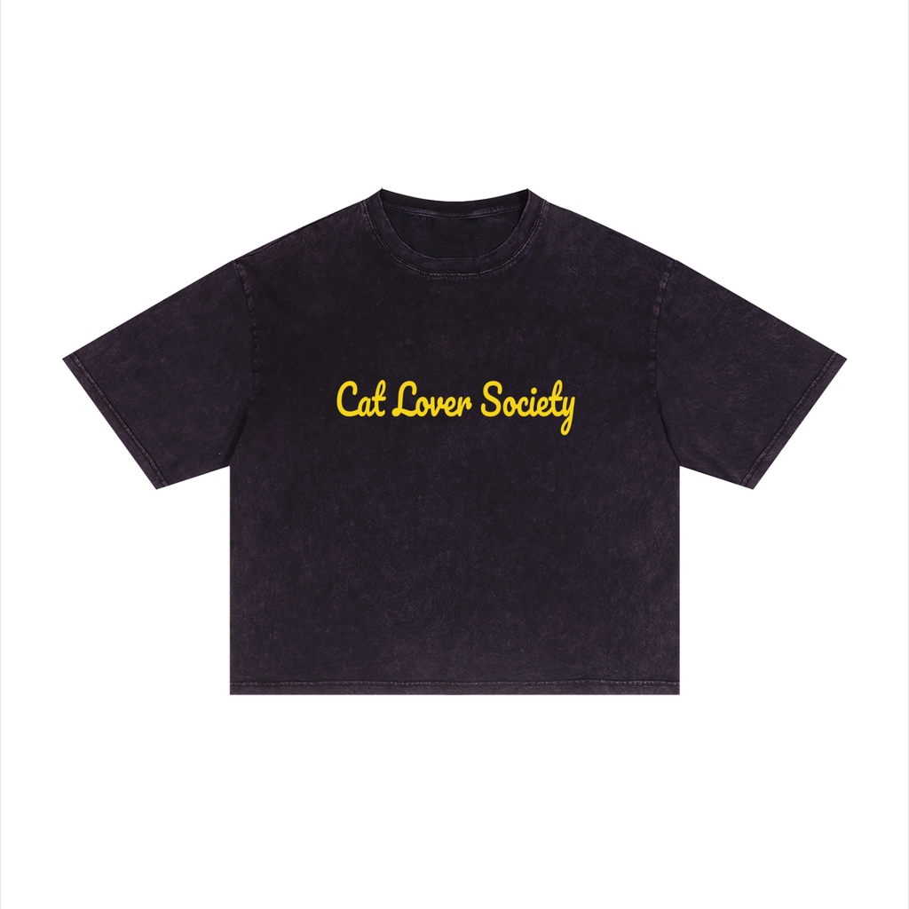 Unisex Mineral Wash Boxy T-Shirt