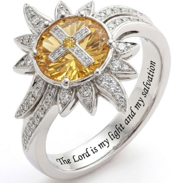 The Lord is my Light/ Salvation Women's Luxury Ring