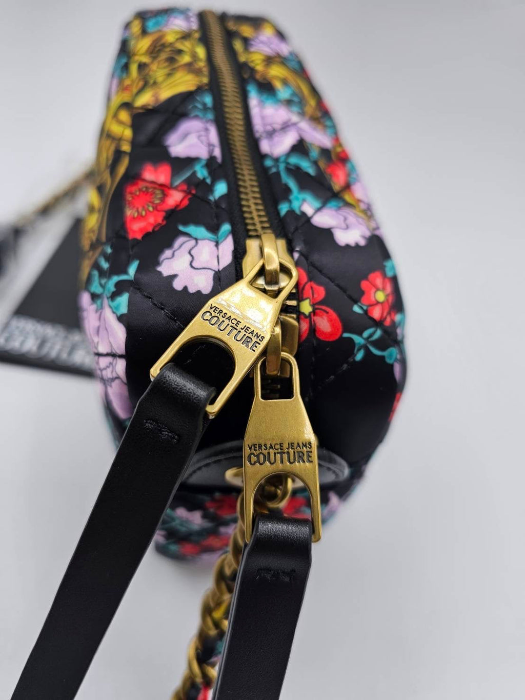 Versace Couture Floral Quilted Cross Body