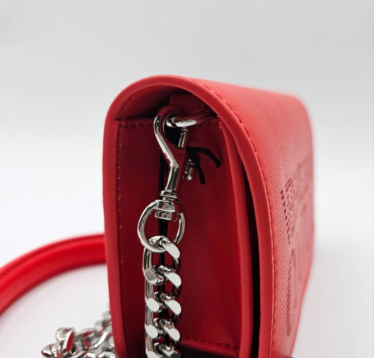 Versace Couture Red Logo Bag