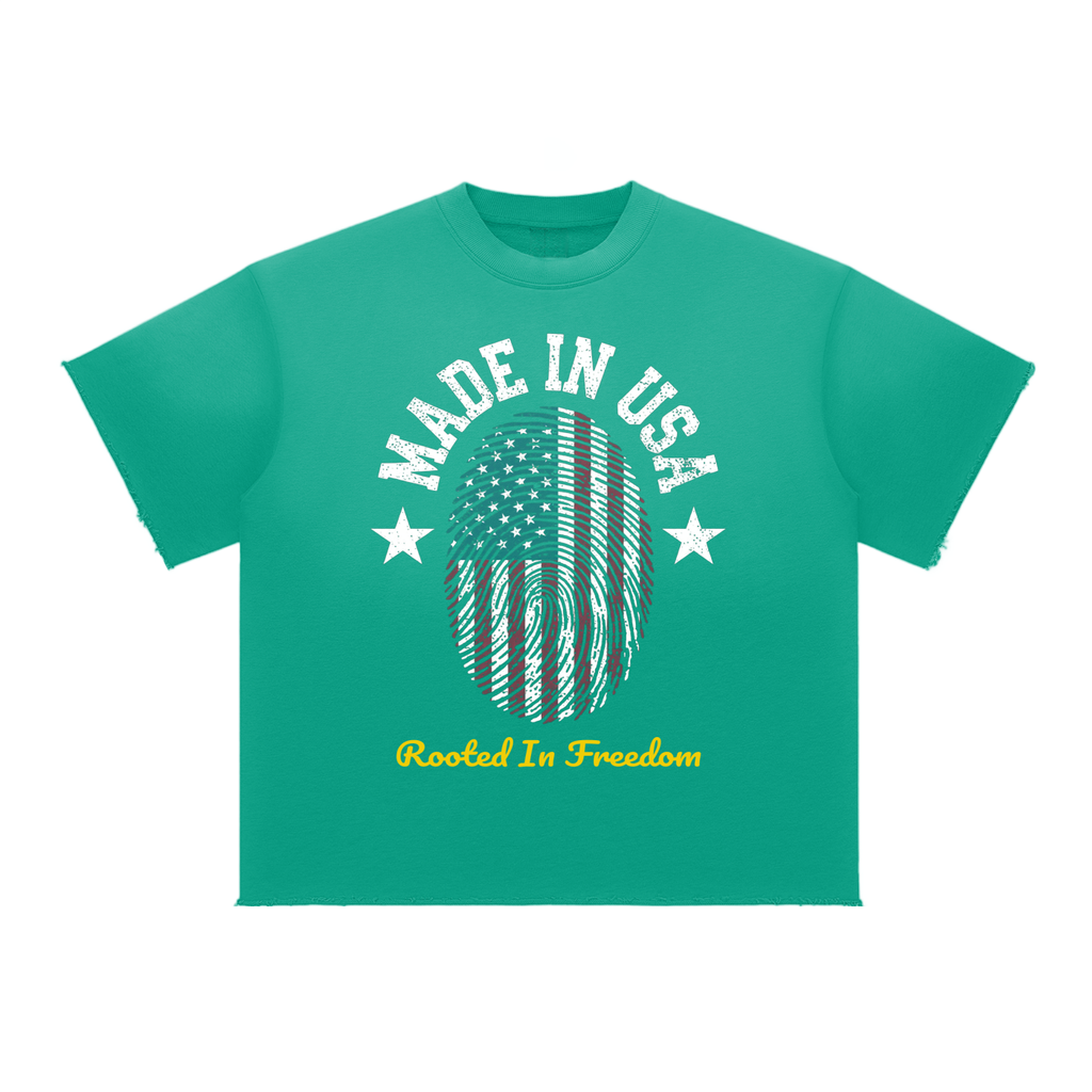 Sun Fade Raw Edge T-Shirt