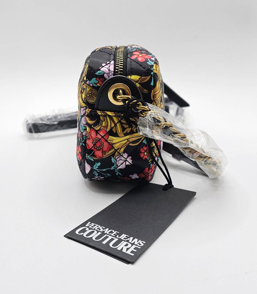 Versace Couture Floral Quilted Cross Body