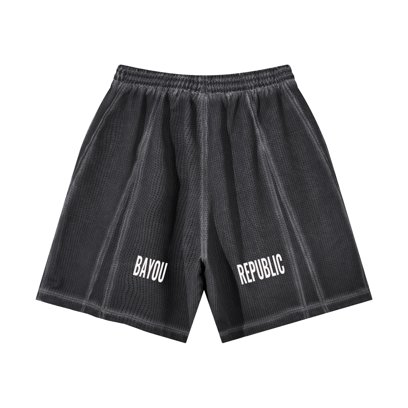 Unisex Vintage Wash Mesh Shorts