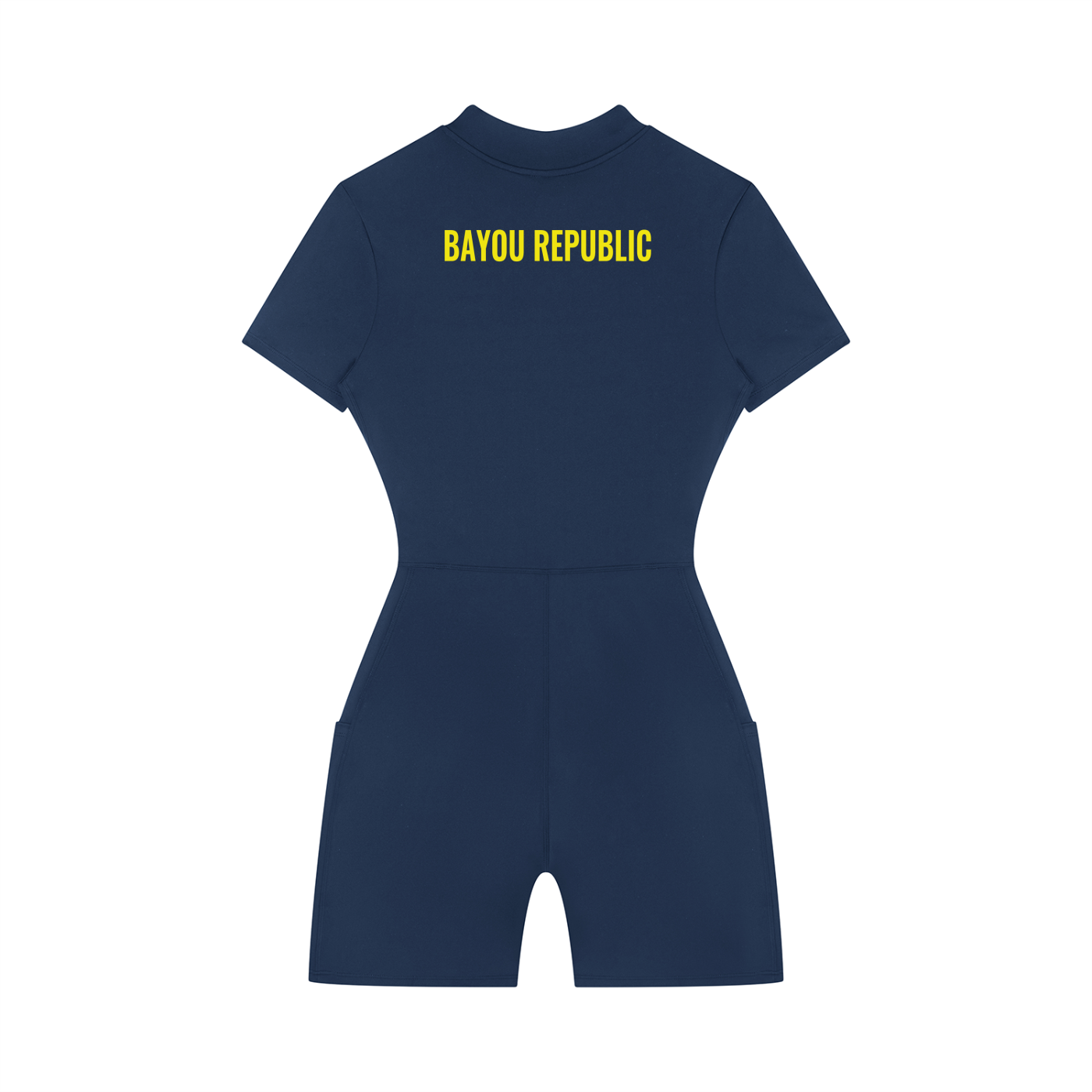 Women's Quarter-Zip Short Sleeve Romper