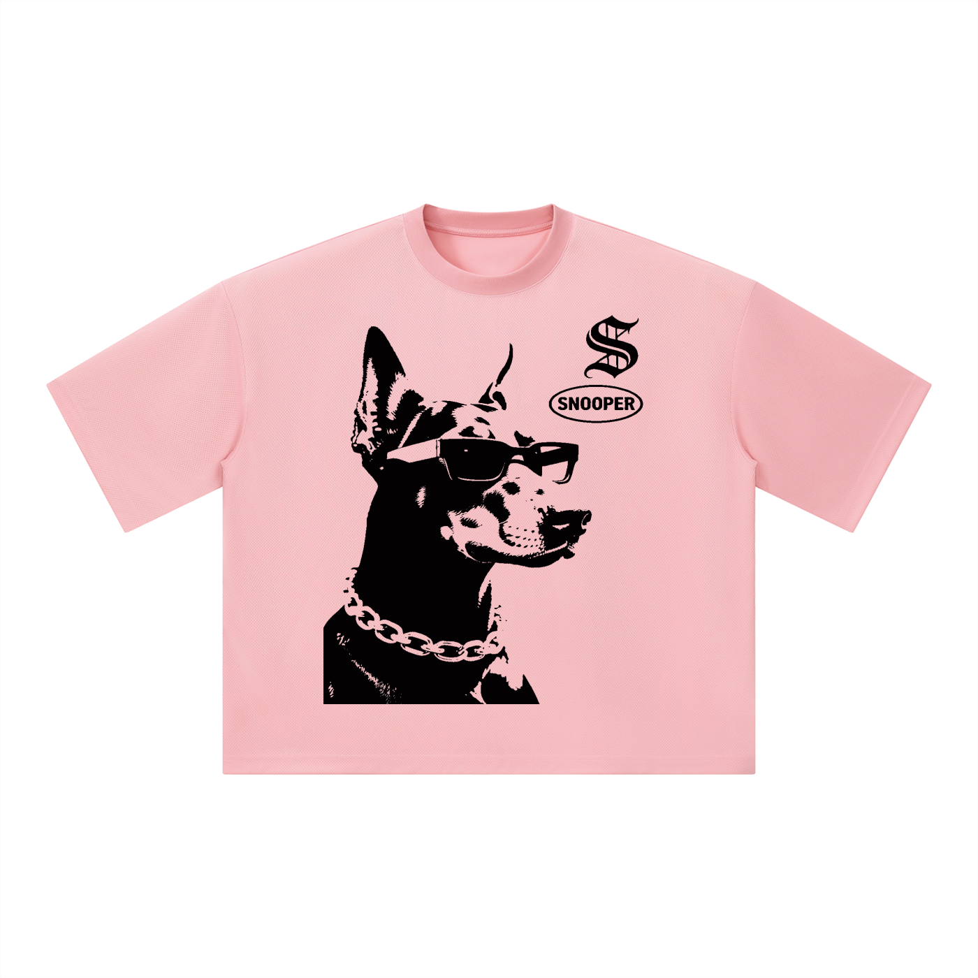 Unisex Boxy Mesh Crewneck T-Shirt