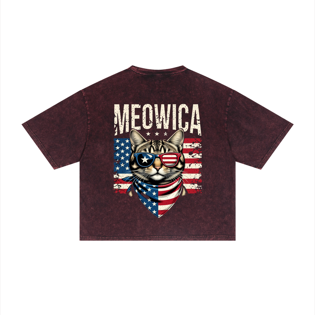 Unisex Mineral Wash Boxy T-Shirt