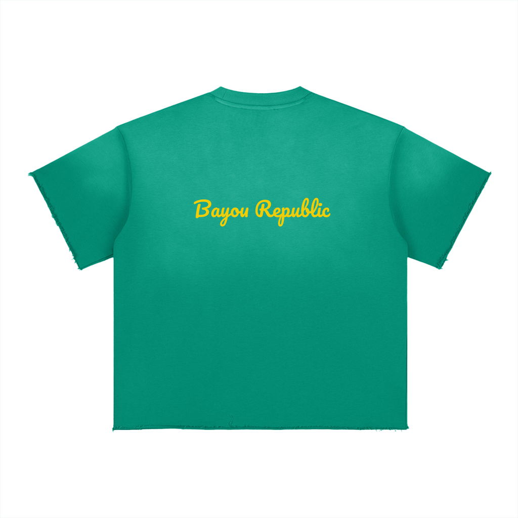Sun Fade Raw Edge T-Shirt