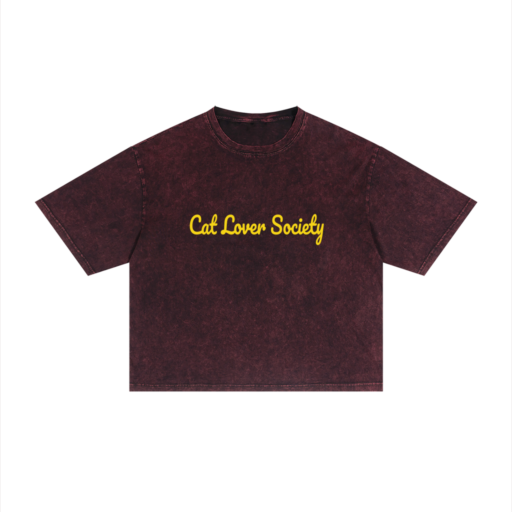 Unisex Mineral Wash Boxy T-Shirt