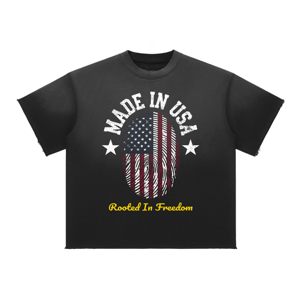 Sun Fade Raw Edge T-Shirt