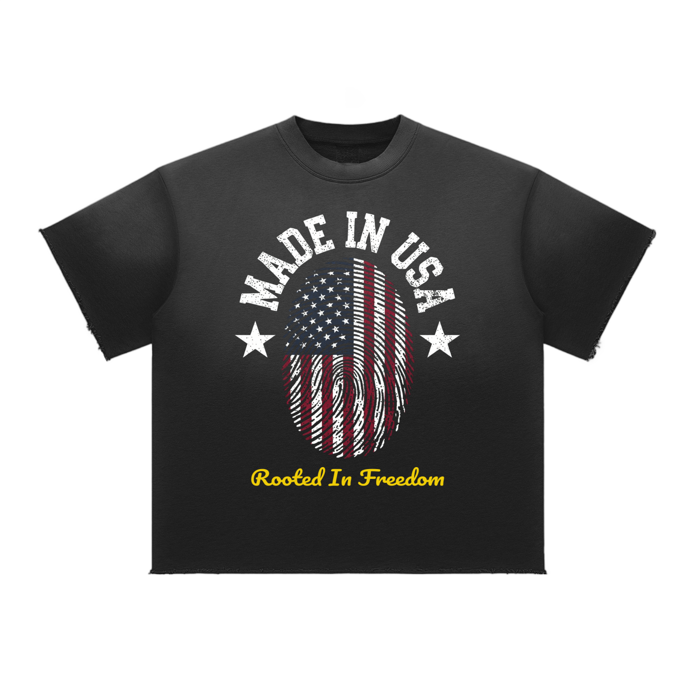 Sun Fade Raw Edge T-Shirt