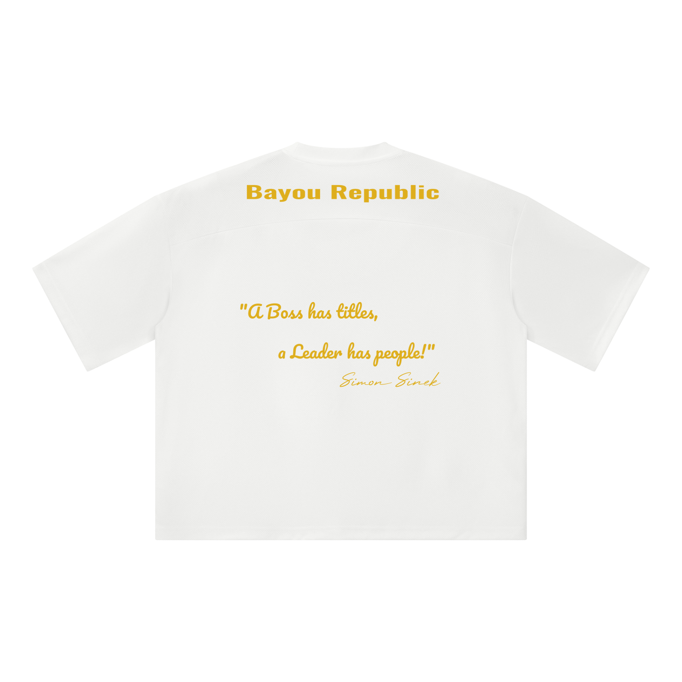 Unisex Boxy Mesh Crewneck T-Shirt