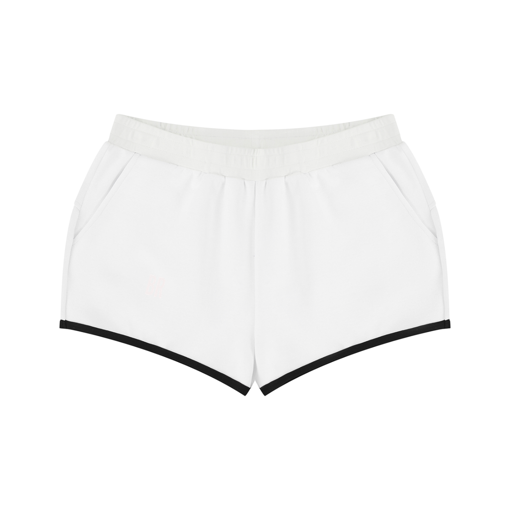 Women's Retro Contrast Binding Shorts