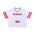 Taped Mesh Boxy T-Shirt