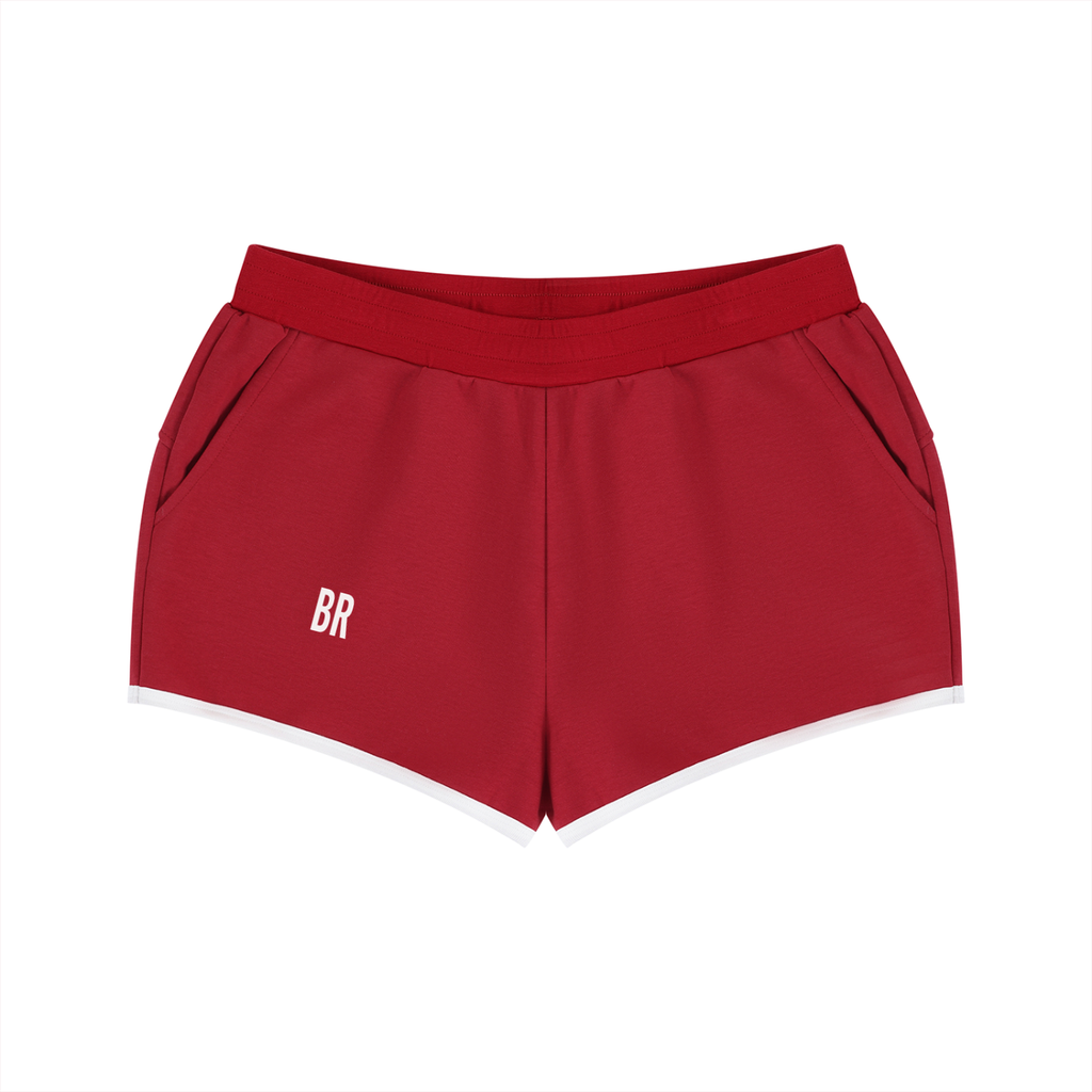 Women's Retro Contrast Binding Shorts