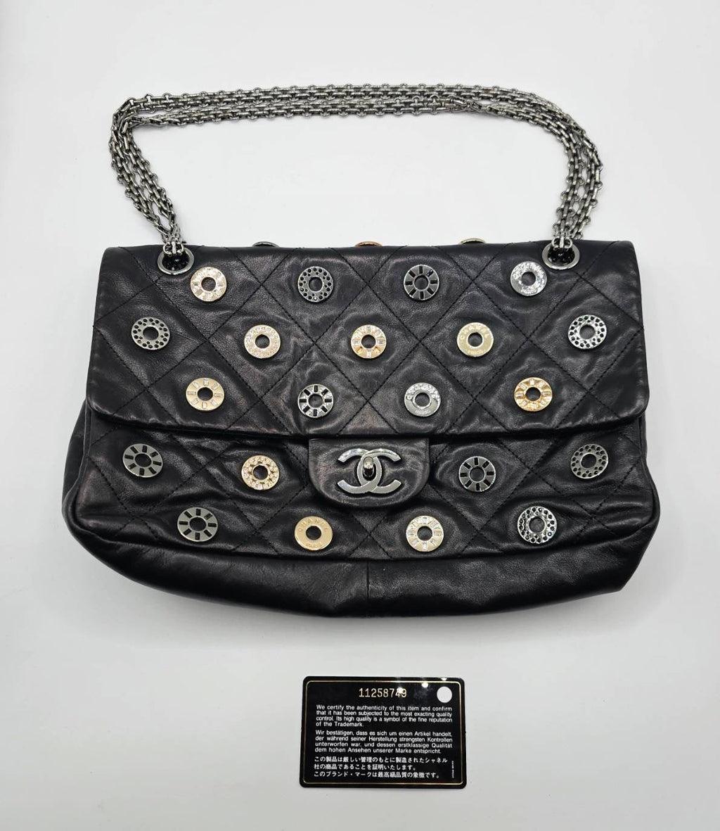 Chanel Star Attitude Flap Bag Leather Large