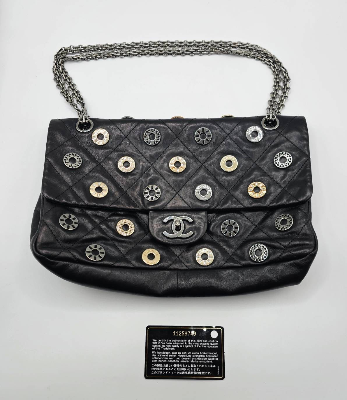 Chanel Star Attitude Flap Bag Leather Large
