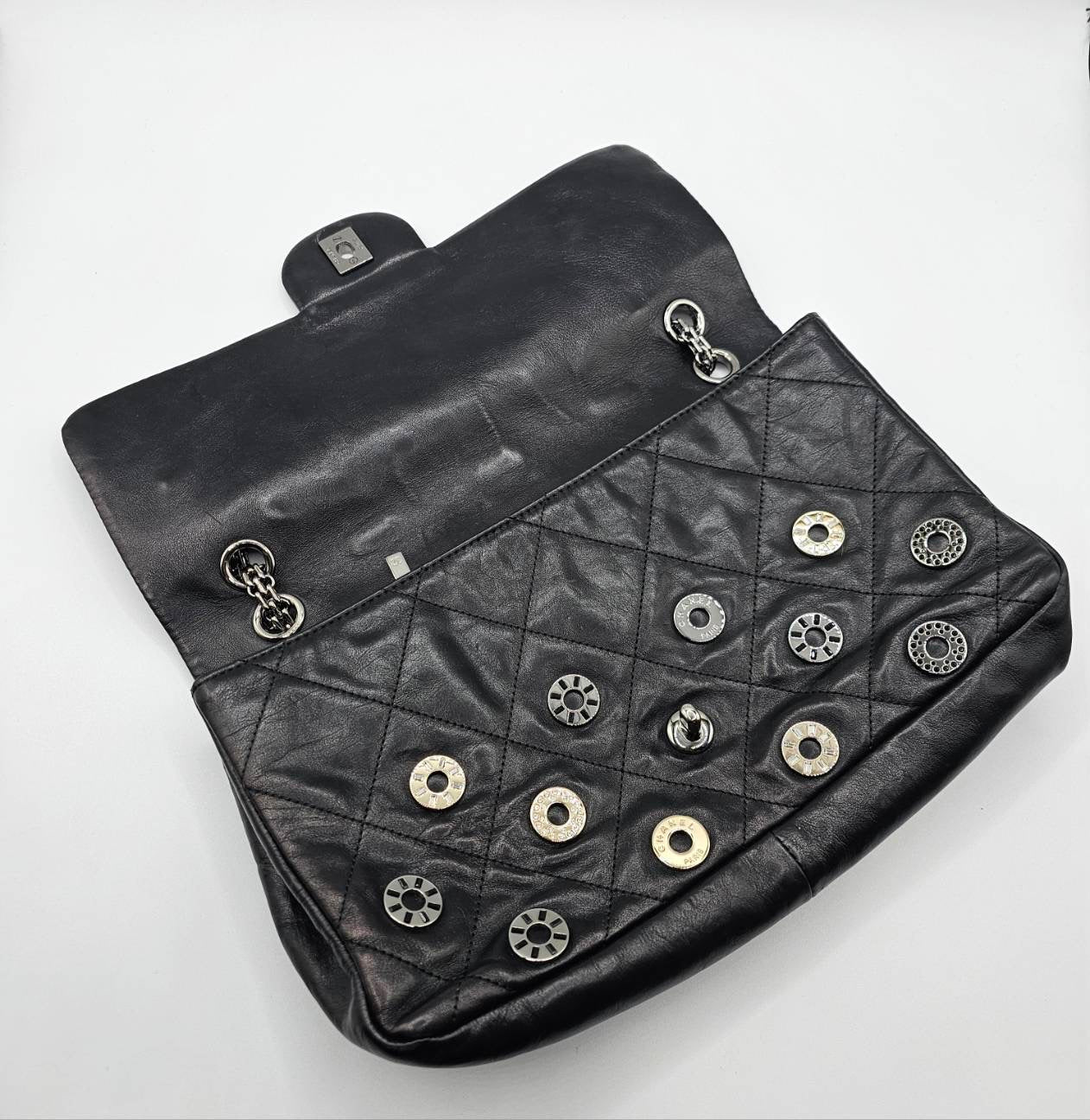 Chanel Star Attitude Flap Bag Leather Large
