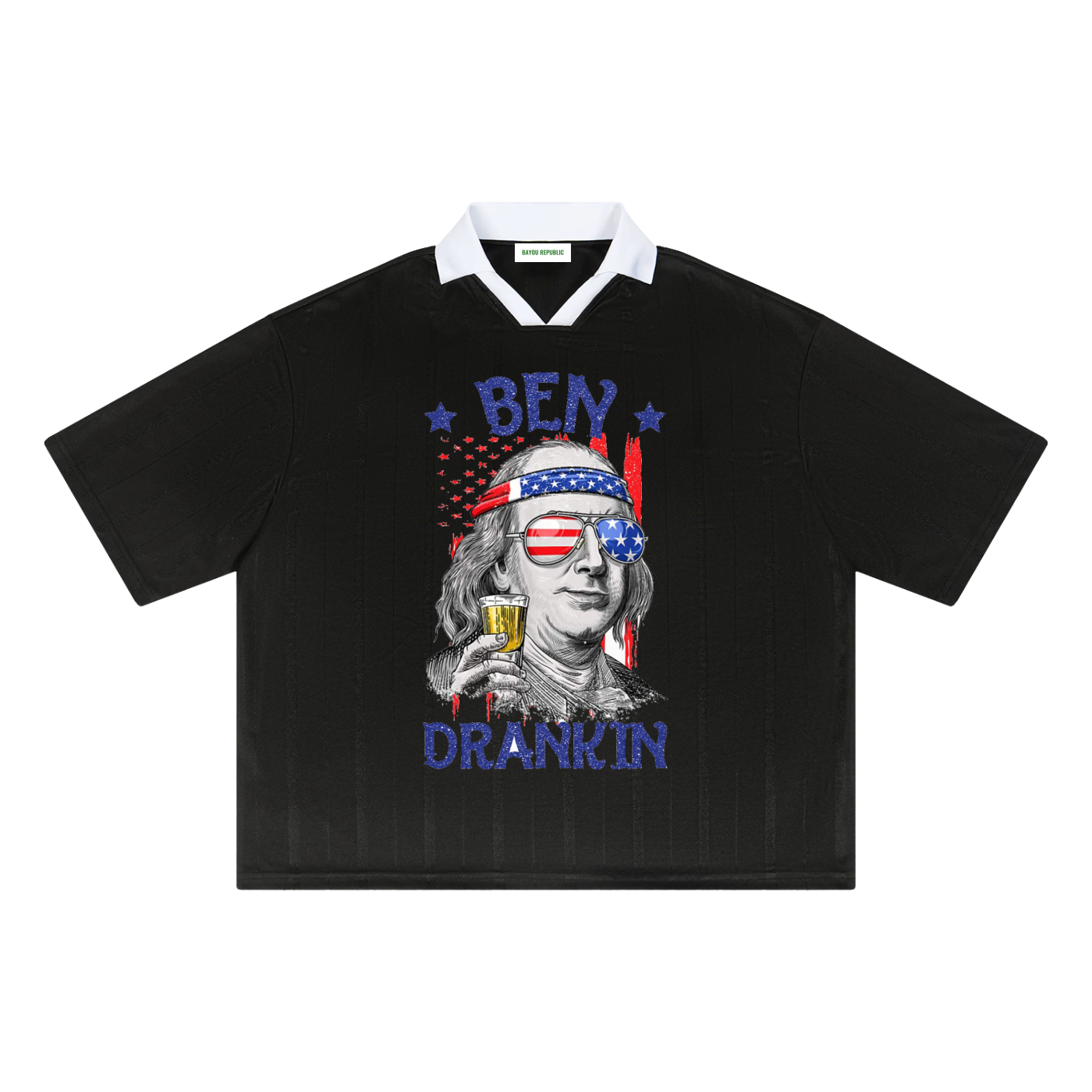 Unisex Striped Boxy Soccer Jersey