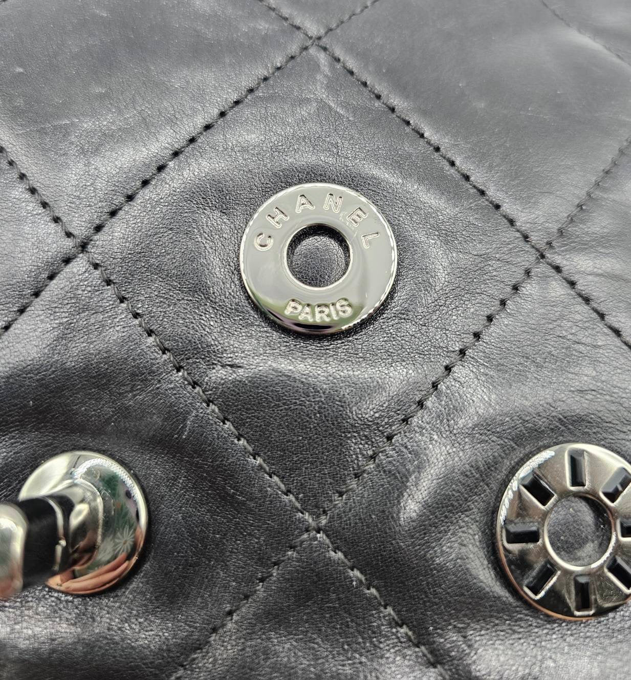 Chanel Star Attitude Flap Bag Leather Large