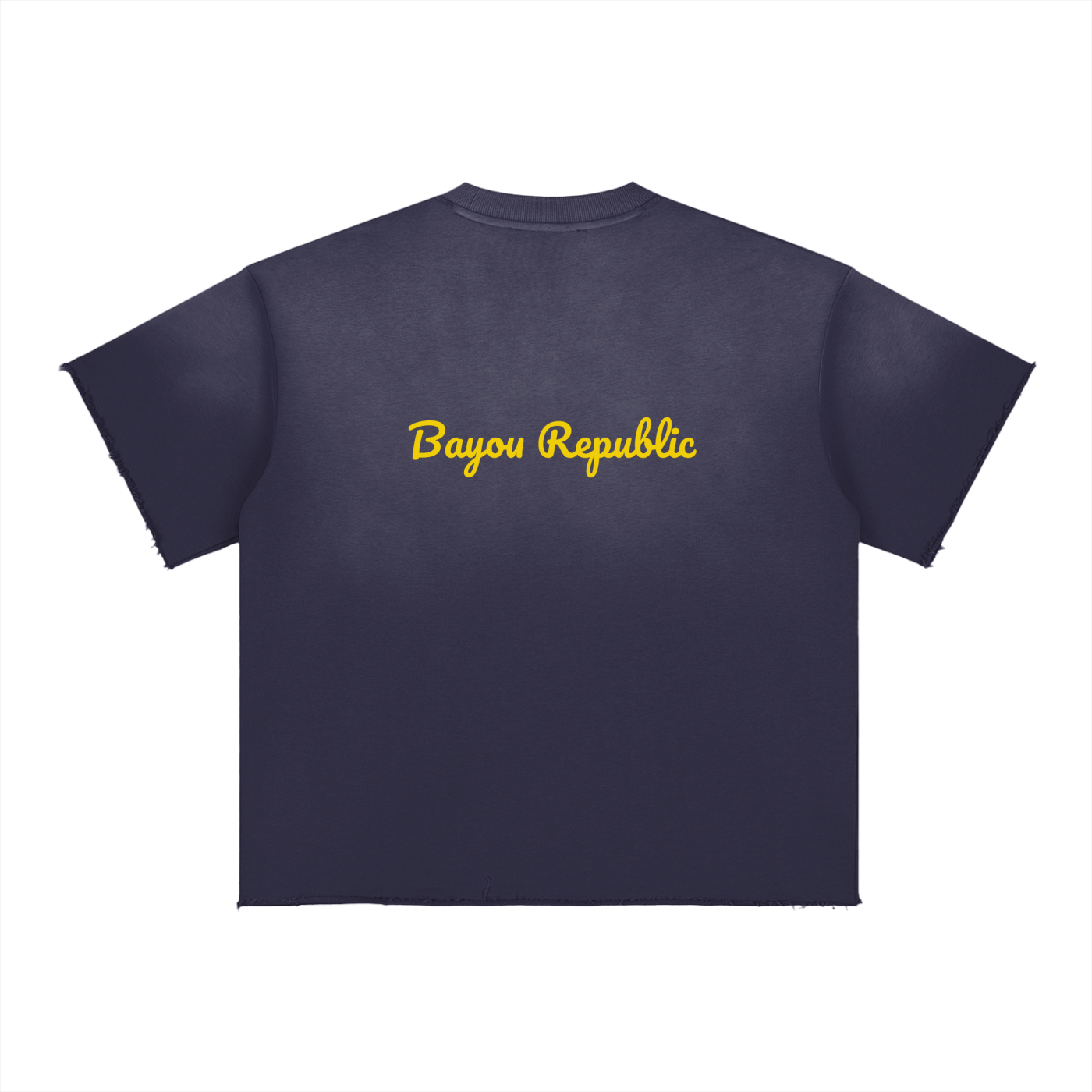 Sun Fade Raw Edge T-Shirt