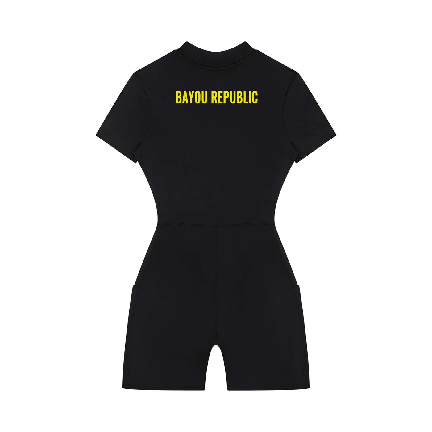 Women's Quarter-Zip Short Sleeve Romper