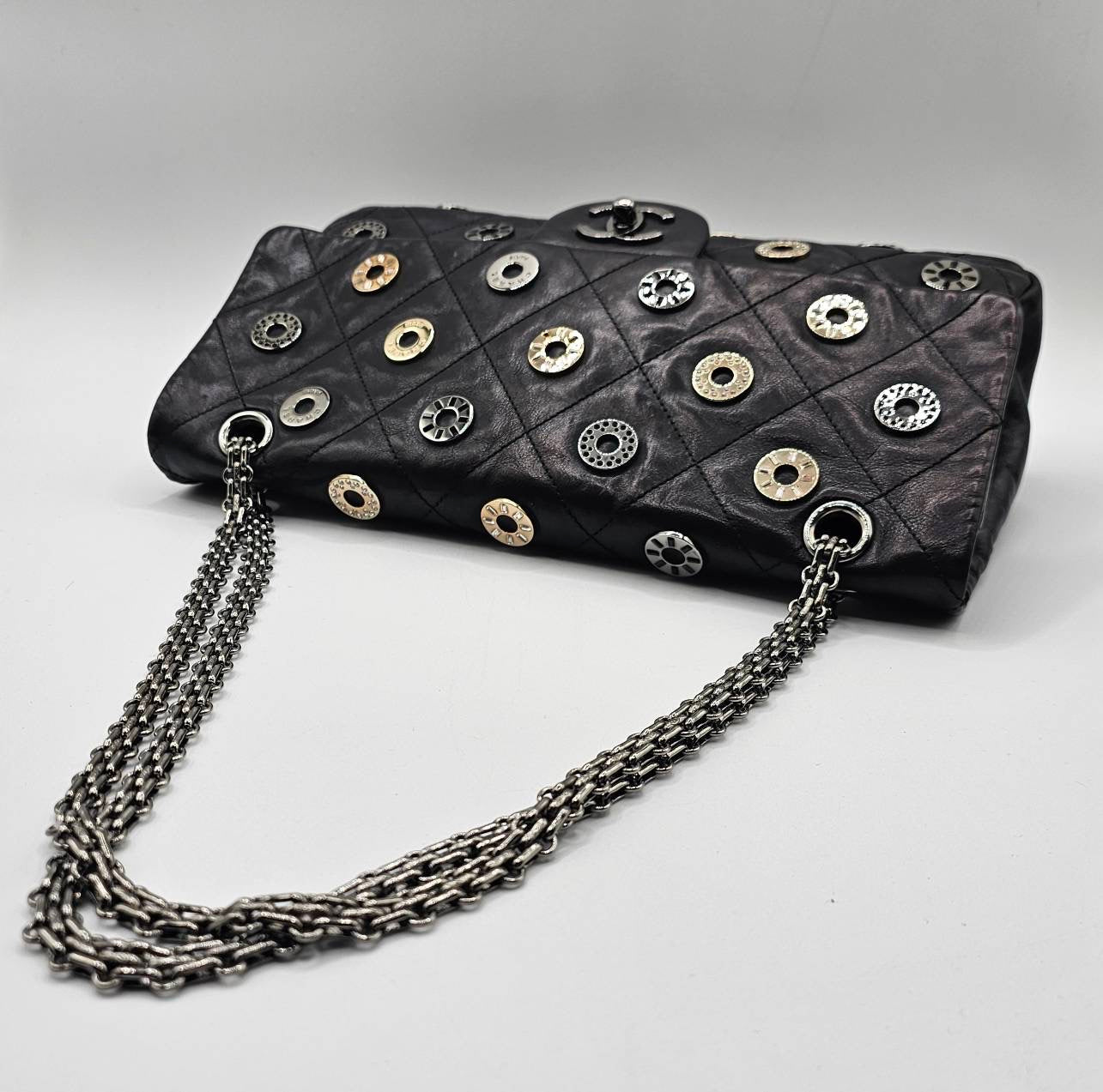 Chanel Star Attitude Flap Bag Leather Large