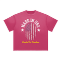 Sun Fade Raw Edge T-Shirt