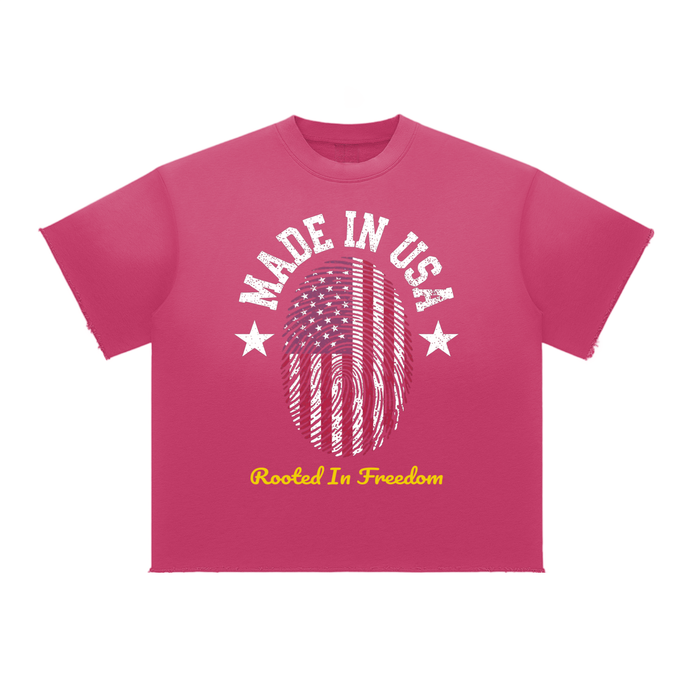 Sun Fade Raw Edge T-Shirt