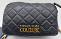 Versace Couture Black Quilted Cross Body Bag