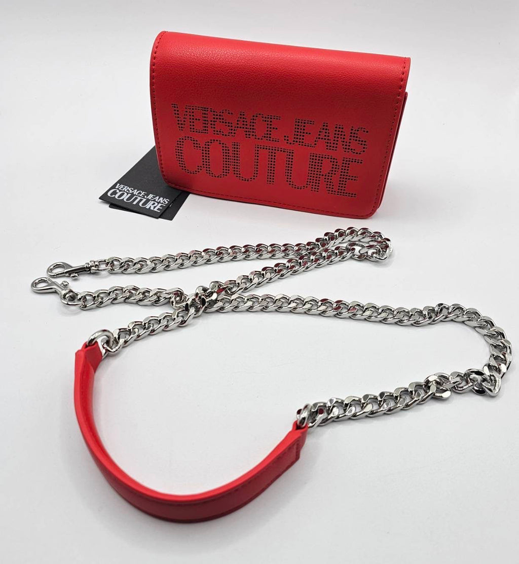 Versace Couture Red Logo Bag
