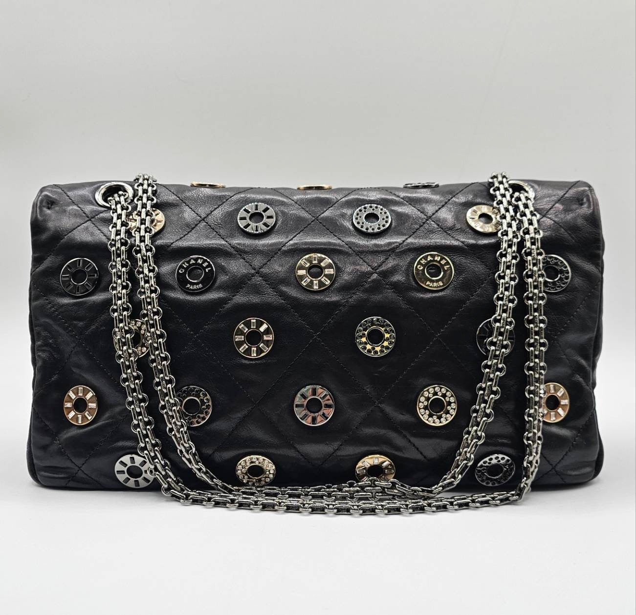 Chanel Star Attitude Flap Bag Leather Large