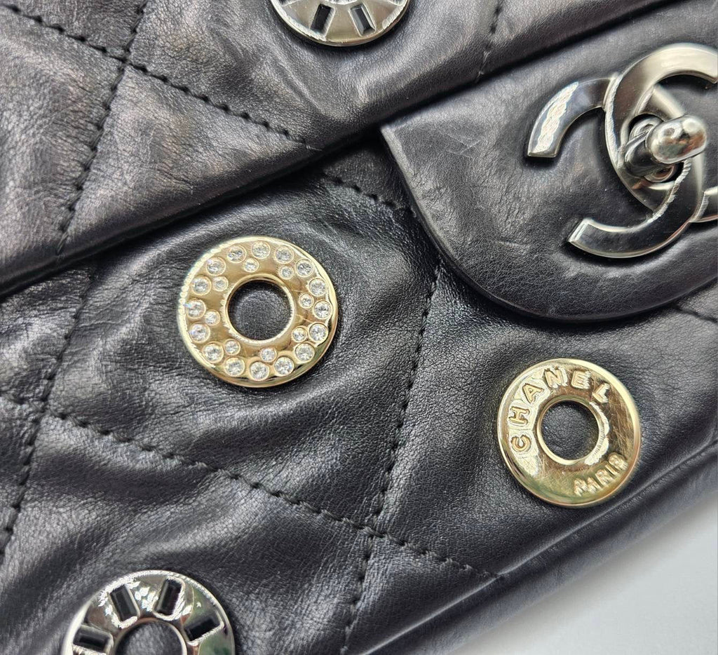 Chanel Star Attitude Flap Bag Leather Large