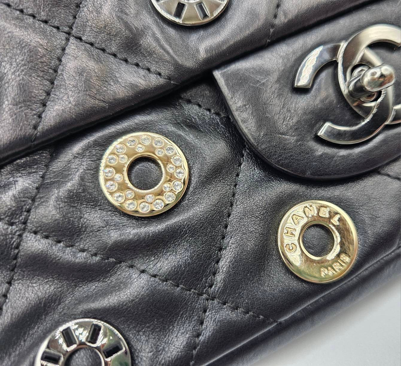 Chanel Star Attitude Flap Bag Leather Large
