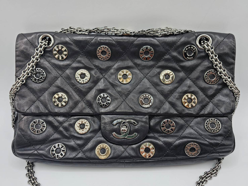 Chanel Star Attitude Flap Bag Leather Large
