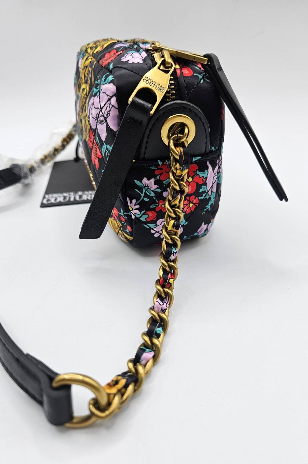 Versace Couture Floral Quilted Cross Body