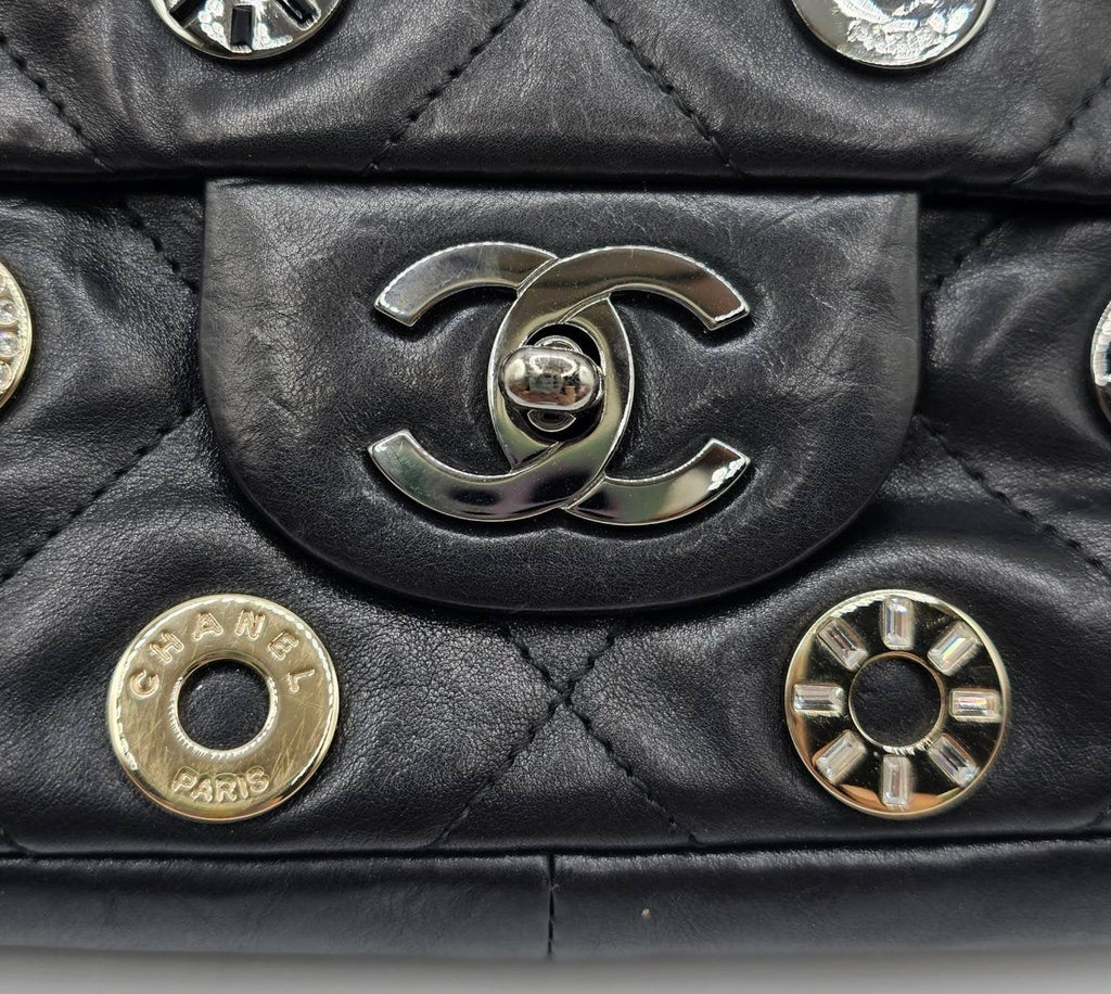Chanel Star Attitude Flap Bag Leather Large